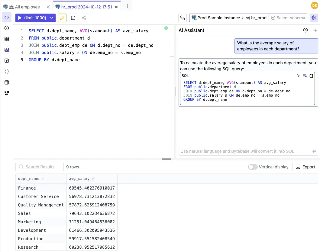 text-to-sql