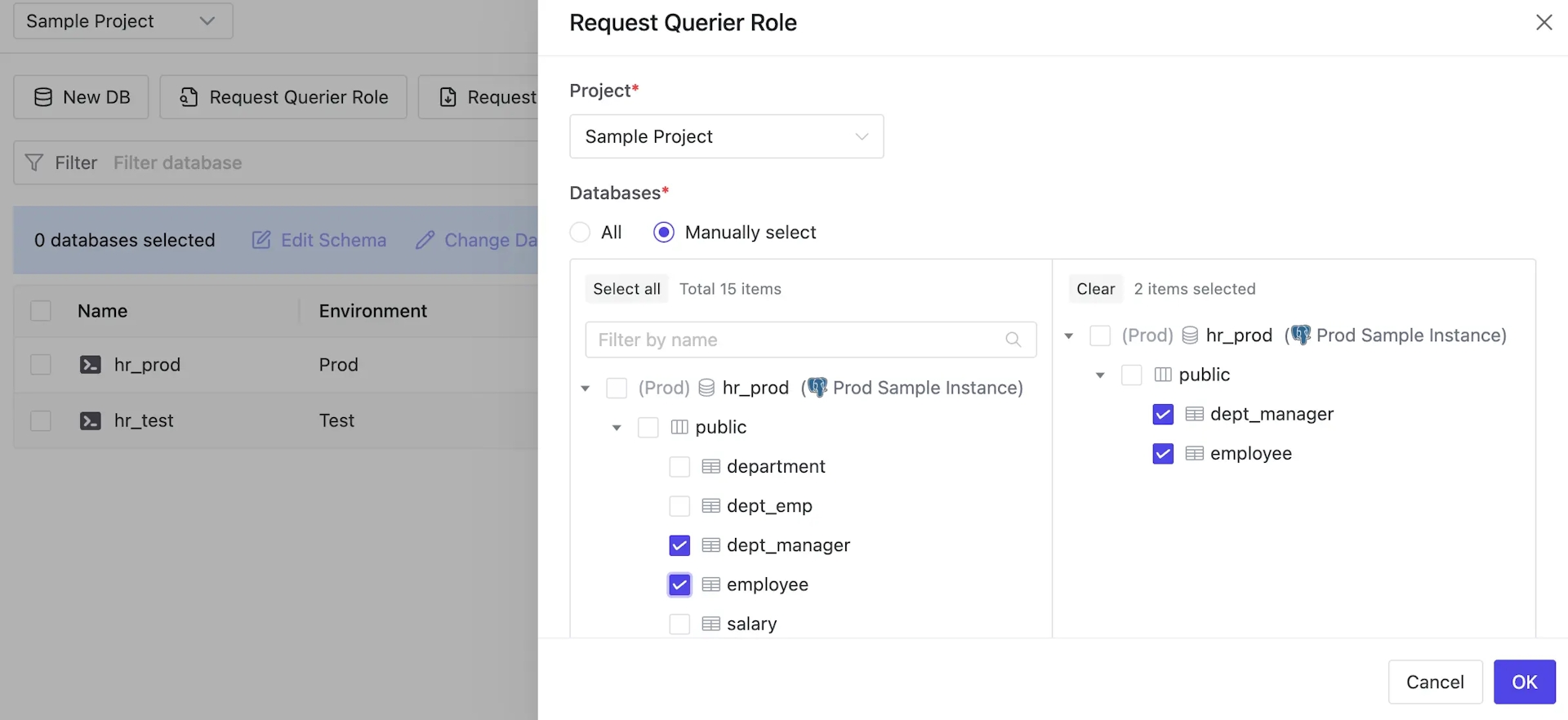 bb-project-request-querier-role-table